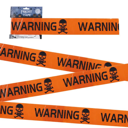 Creepy Skull Caution Line
