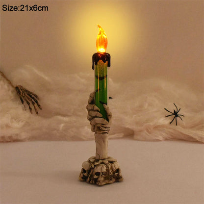 Phantom Grip Skeleton Hand LED Candle