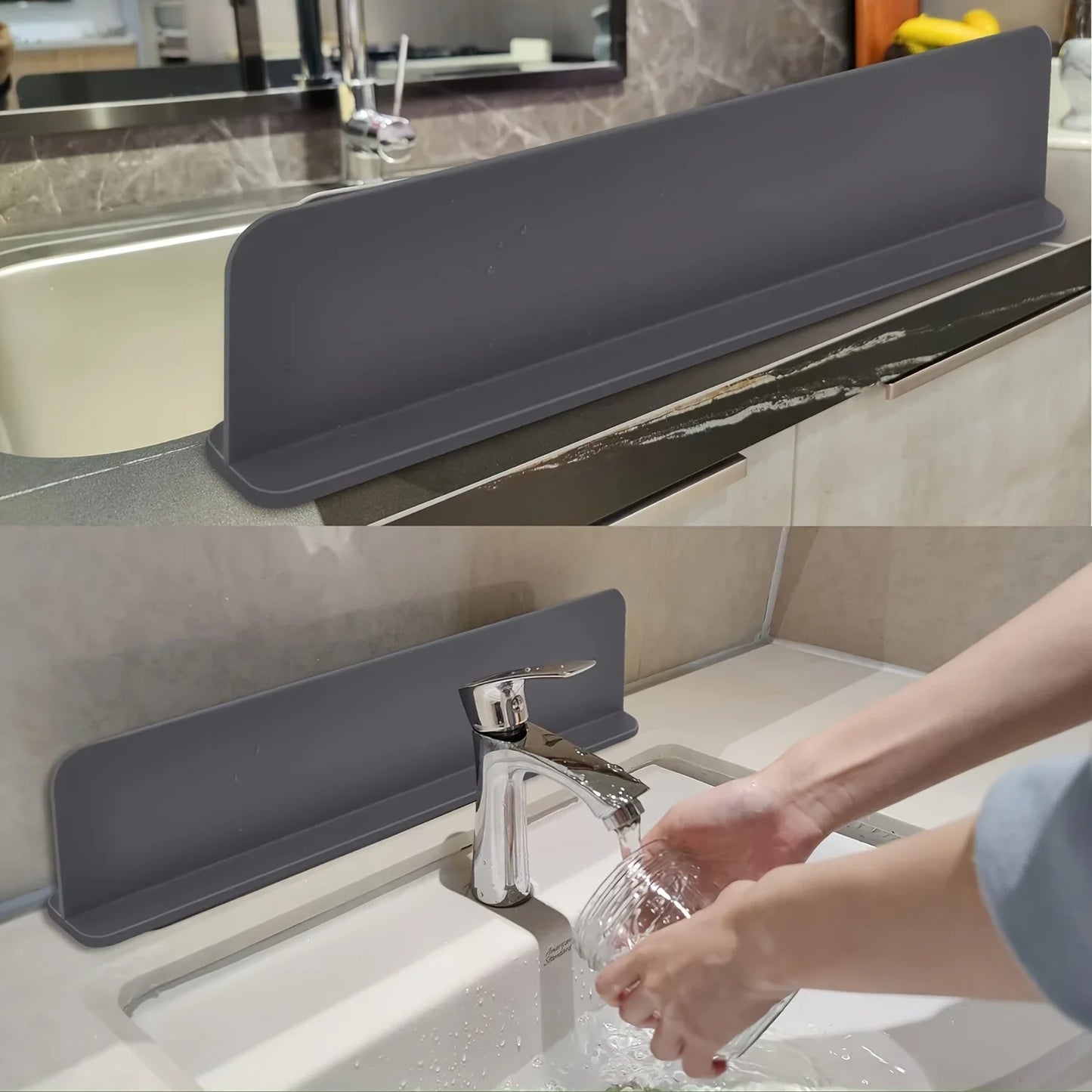 Silicone SplashShield Sink Protector