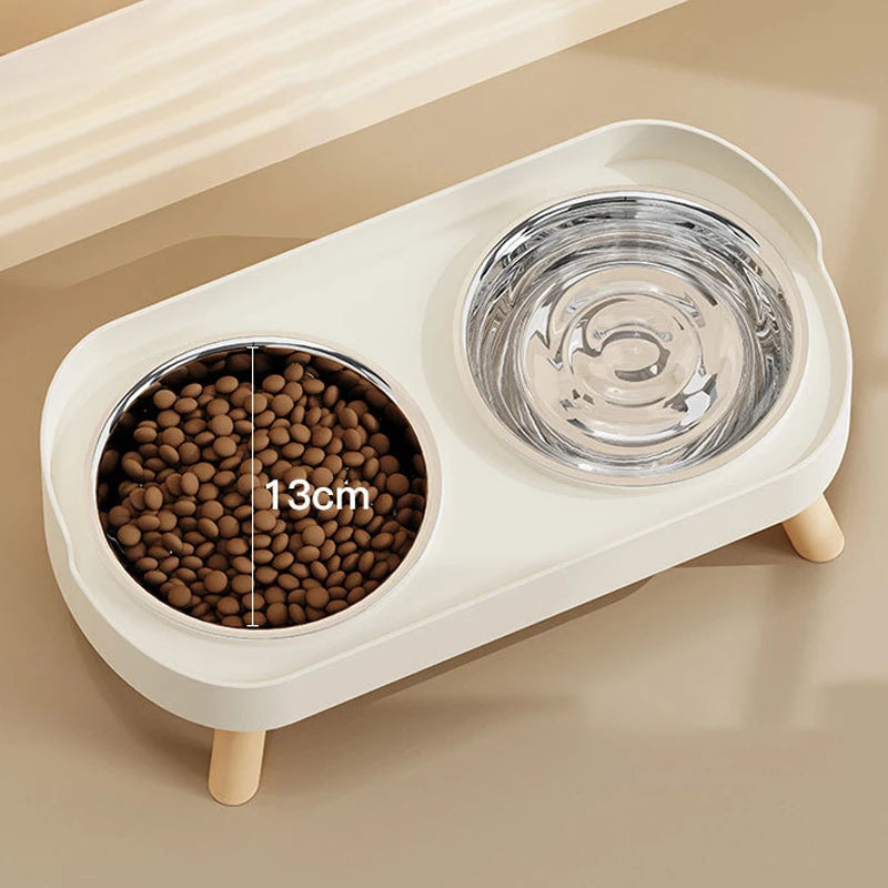 SteelComfort Double Pet Bowls
