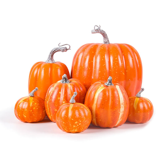 Halloween Artificial Pumpkin Set