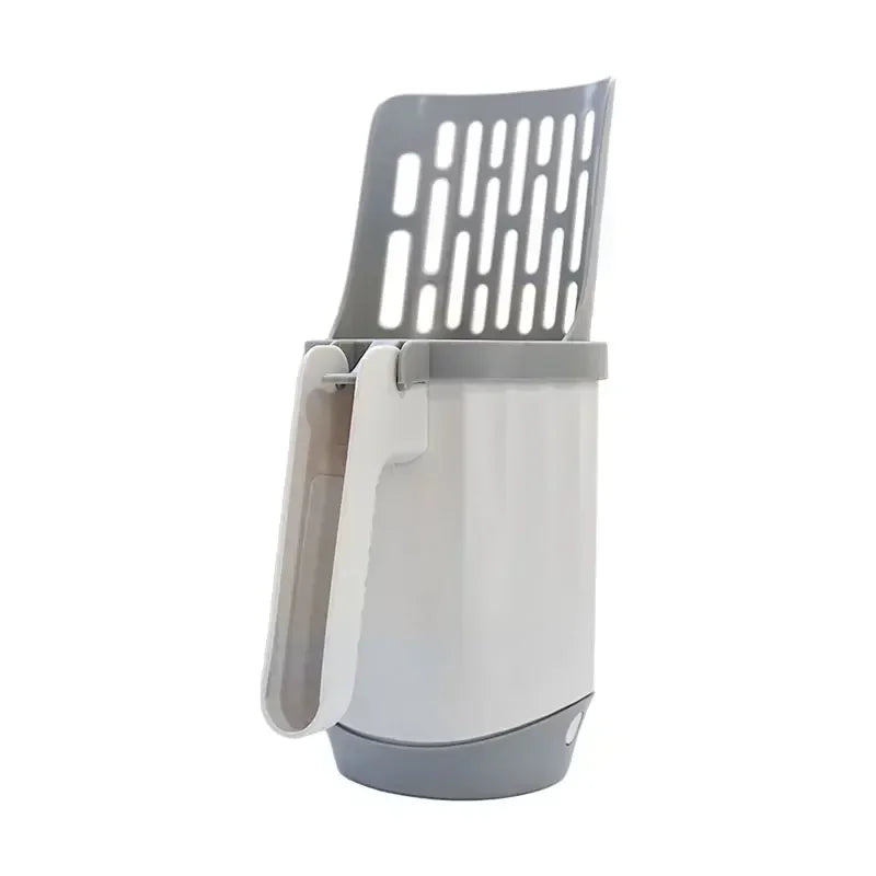 CleanPaw Self-Cleaning Cat Litter Scoop with Waste Bags