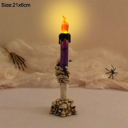 Phantom Grip Skeleton Hand LED Candle