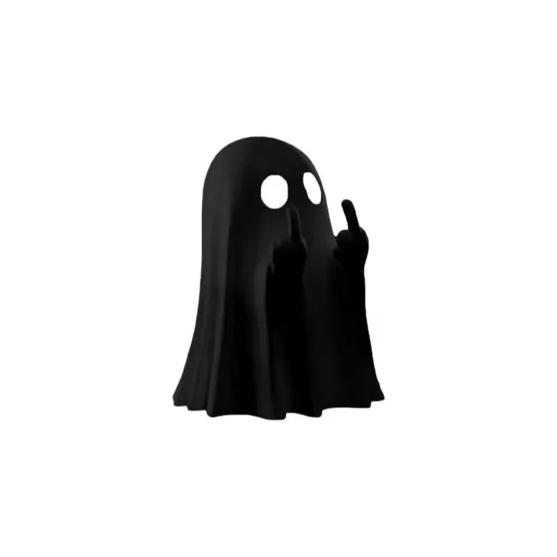 Rebel Spirit Middle Finger Ghost Statue