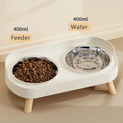 SteelComfort Double Pet Bowls