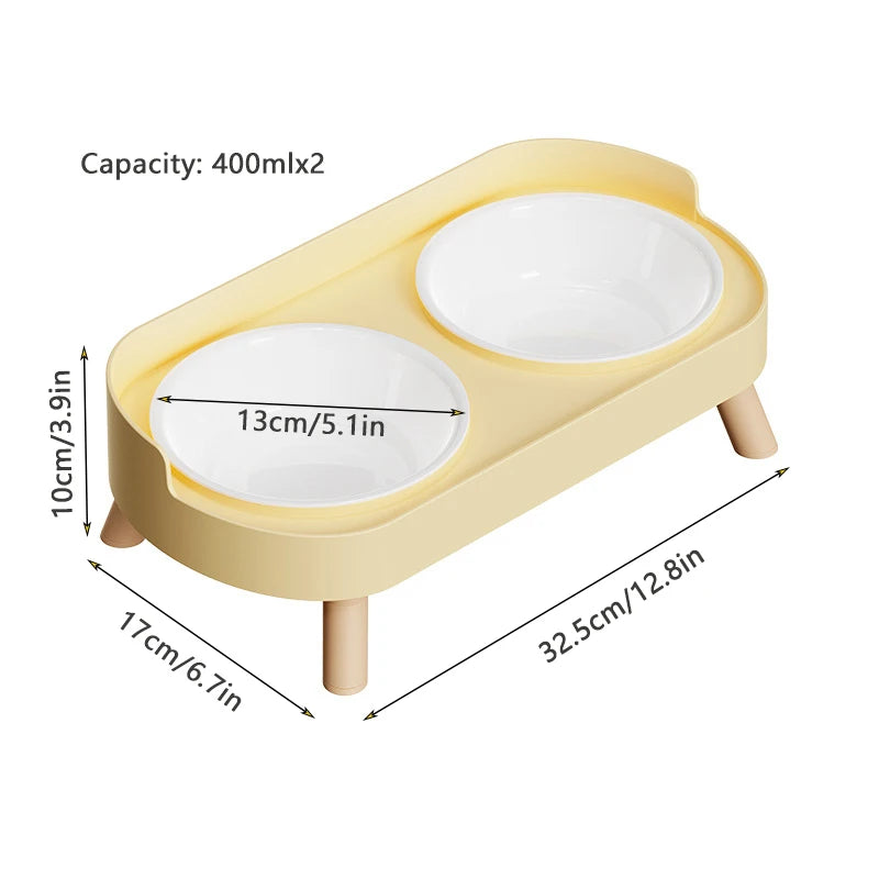 SteelComfort Double Pet Bowls