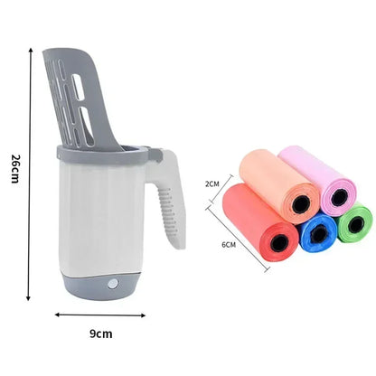 CleanPaw Self-Cleaning Cat Litter Scoop with Waste Bags