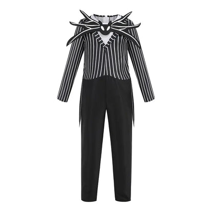 Boys’ Black Skull Jumpsuit