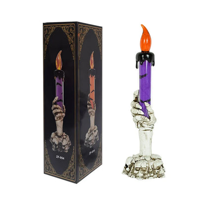 Phantom Grip Skeleton Hand LED Candle