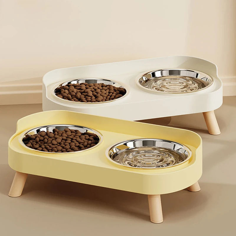 SteelComfort Double Pet Bowls