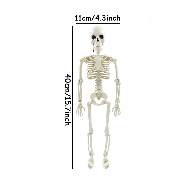 Midnight Bones Poseable Human Skeleton Decoration