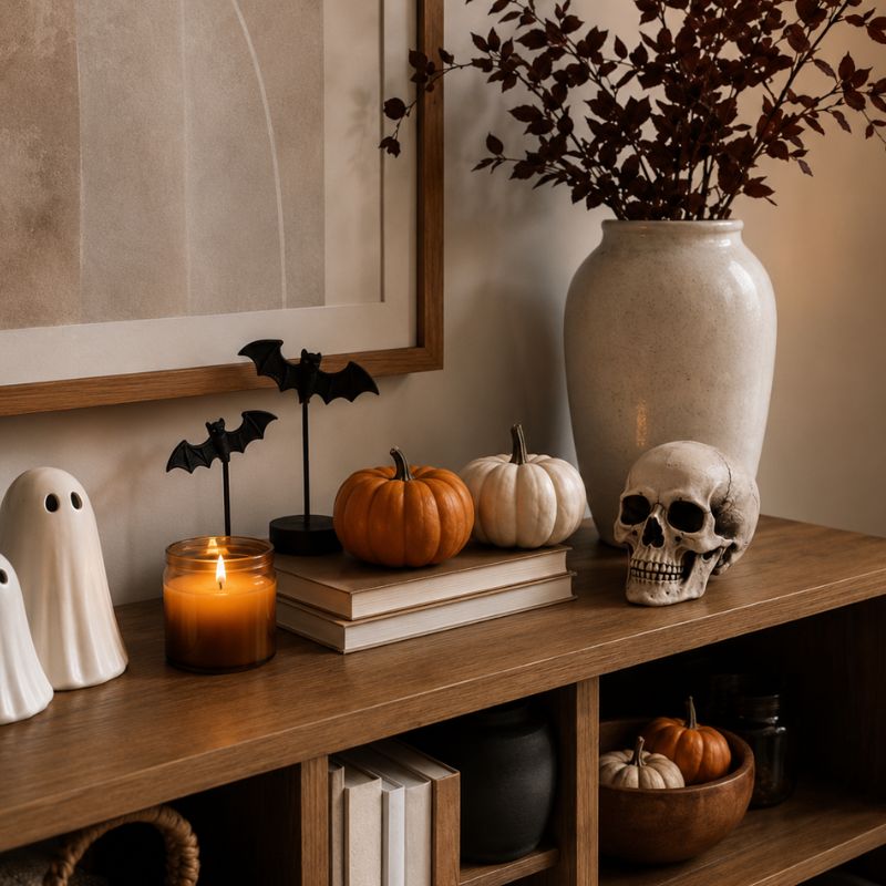 Midnight Relic Realistic Skull Decoration
