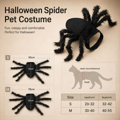 Shadow Crawler Spider Costume for Pets