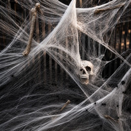 Midnight Web Artificial Spider Web Decoration