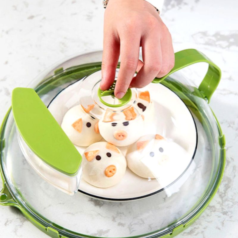 SteamGuard Microwave Cover