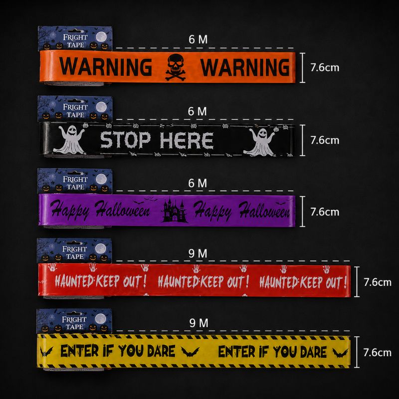 Dead Zone Skull Warning Tape Decoration
