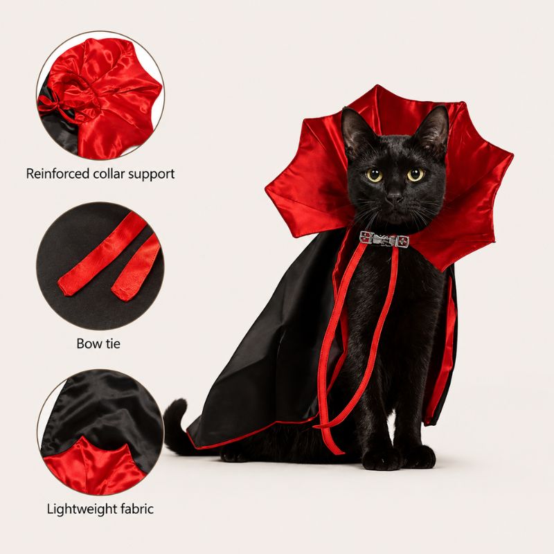 Velvet Fang Vampire Costume for Pets