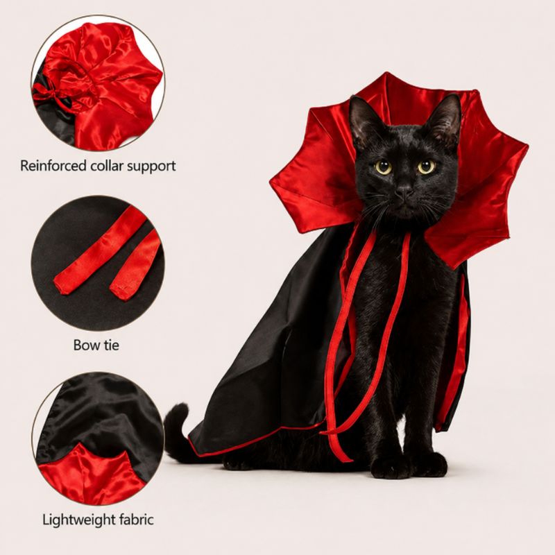 Velvet Fang Vampire Costume for Pets